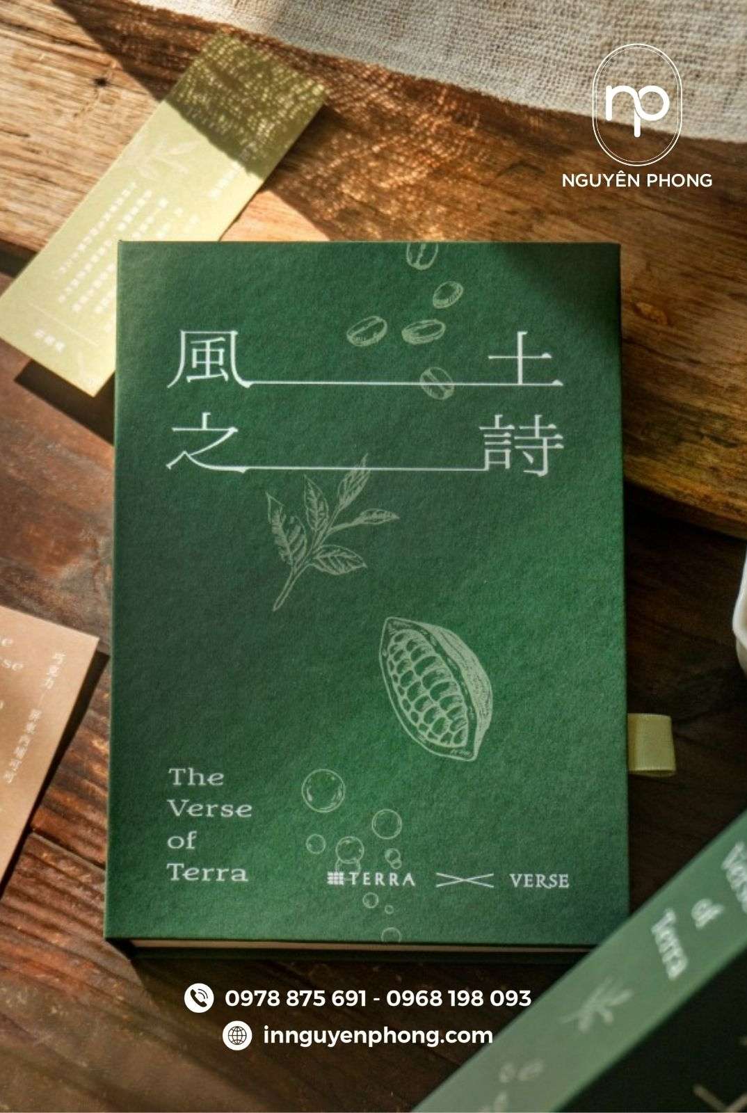 In hộp giấy đựng trà